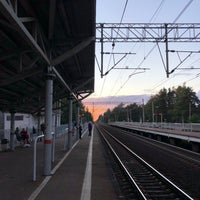 Photo taken at Komarovo railway station by Daria N. on 9/7/2020