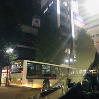 Photo taken at Nakano Sta. (South Exit) Bus Stop by ひろぽん on 8/15/2019
