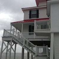 Photo taken at New Canal Lighthouse by Laine G. on 4/18/2013