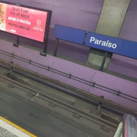 Photo taken at Estação Paraíso (Metrô) by Milene R. on 10/8/2023