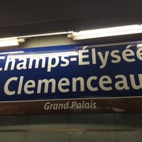 Photo taken at Métro Champs-Élysées – Clemenceau [1,13] by Krisztián B. on 11/2/2019