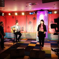 Photo taken at VH1 Big Morning Buzz Live Studio by Christina on 4/5/2013