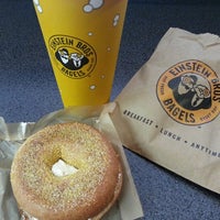 Photo taken at Einstein Bros Bagels by Trishalee J. on 10/1/2013