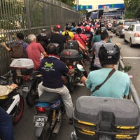 Photo taken at Woodlands Checkpoint Viaduct by Mohammad Nur Ariff M. on 6/19/2017