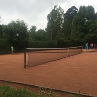 Photo taken at Теннисный клуб «Светлановский» by Vladimir E. on 7/13/2015