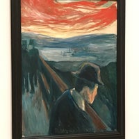 Photo taken at Edvard Munch Exhibit by Tash C. on 7/29/2017