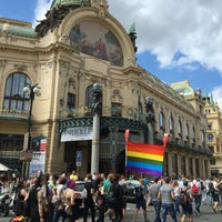 Photo taken at Prague Pride Parade 2016 by Patrik H. on 8/13/2016
