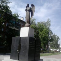 Photo taken at Памятник &amp;quot;Скорбящий ангел&amp;quot; by Павел Р. on 6/2/2014
