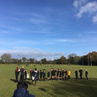 Photo taken at Andover Rugby Football Club by Andy N. on 10/29/2017