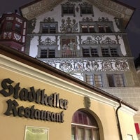 Photo taken at Stadtkeller Swiss Folkore Restaurant by Vivek C. on 2/4/2019