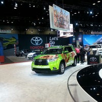 Photo taken at TOYOTA @ Chicago Auto Show by Maria S. on 2/7/2014