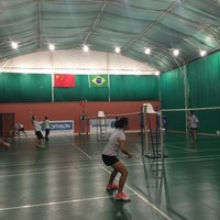 Photo taken at Academia São Paulo de Badminton by Haiping Y. on 5/9/2015