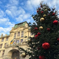Photo taken at Mariánské náměstí by fibizzz on 12/28/2022