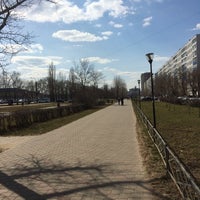Photo taken at Аллея Московское шоссе by 3Dpoisk r. on 4/13/2014