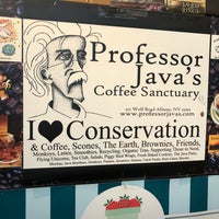 Photo taken at Professor Java&#39;s Coffee Sanctuary by Sarah C. on 7/18/2018