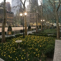 Photo taken at Bryant Park by Cesar C. on 3/24/2016
