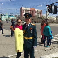 Photo taken at Площадь Ленина by Oxana G. on 5/9/2016