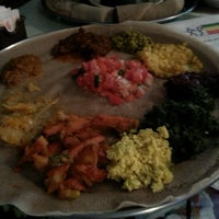 Photo taken at Langano Ethiopian Restaurant by ᴡ S. on 10/6/2012