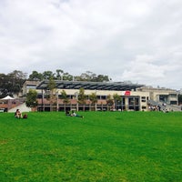 Photo taken at Macquarie University Central Courtyard by Rachel X. on 3/21/2014