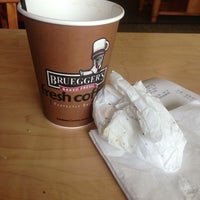 Photo taken at Bruegger&amp;#39;s by kevin L. on 5/29/2013