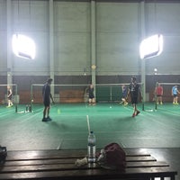 Photo taken at TYK Badminton court by n a tHing Y. on 3/2/2018