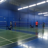 Photo taken at TIYAROT Badminton club by n a tHing Y. on 11/3/2018