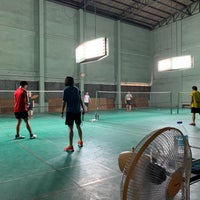 Photo taken at TYK Badminton court by n a tHing Y. on 5/15/2020