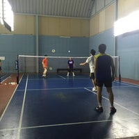 Photo taken at The Rackets Badminton Court by n a tHing Y. on 4/17/2017