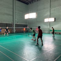 Photo taken at TYK Badminton court by n a tHing Y. on 4/8/2019