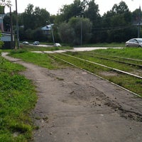 Photo taken at Трамвайная остановка &amp;quot;Сахарный Дол&amp;quot; by Elena B. on 9/13/2017