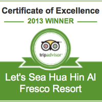 Photo taken at Let&amp;#39;s Sea Hua Hin Al Fresco Resort by Let&amp;#39;s Sea Hua Hin Al Fresco Resort on 10/5/2013