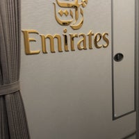 Photo taken at Emirates EK262 São Paulo (GRU) - Dubai (DXB) by Manoel F. on 3/5/2018
