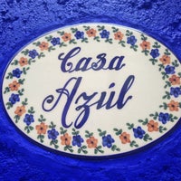 Photo taken at Casa Azul by Claudia A. on 8/6/2014