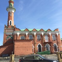 Photo taken at Закабанная мечеть им. 1000-летия принятия Ислама by Кирилл Т. on 4/22/2014