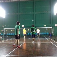 Photo taken at S.T. Badminton Court by May N. on 5/14/2014