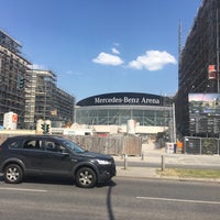 Photo taken at Schiffsanlegestelle Mercedes-Benz Arena by Dimonchik E. on 5/9/2018