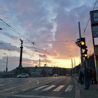 Photo taken at Čechův most (tram) by Gian Marco F. on 2/14/2018