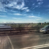 Photo taken at Октябрьский мост by Катя М. on 6/19/2016