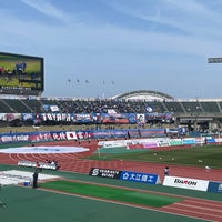 Photo taken at Toyama Stadium by hidehisa u. on 4/6/2024