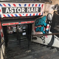 Foto diambil di Astor Place Hairstylists oleh Chris B. pada 3/30/2019