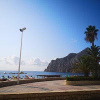 Photo taken at Paseo Marítimo de Calpe by Erwin V. on 9/3/2019