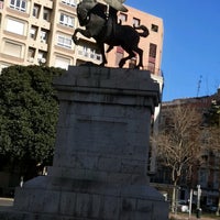 Photo taken at Plaça d&amp;#39;Espanya by Erwin V. on 12/26/2020