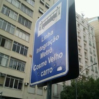 Photo taken at Linha 580 - Largo do Machado / Cosme Velho by Marco C. on 12/19/2012