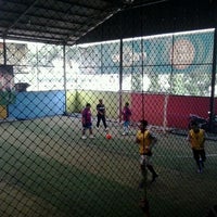 Photo taken at Junior Futsal Cibubur by Hifattah M. on 6/10/2012