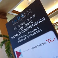 Photo taken at IABC 2012 World Conference by Chris S. on 6/26/2012