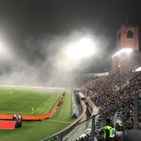 Photo taken at Stadio Renato Dall&amp;#39;Ara by Davi on 11/2/2019