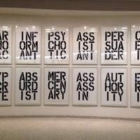 Photo taken at Christopher Wool at The Guggenheim Museum by Juliana Q. on 12/30/2013