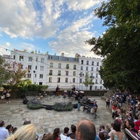 Photo taken at Jardin des Arènes de Montmartre by Phil G. on 8/5/2022