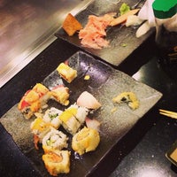 Photo taken at Hikuni Japanese Sushi Bar and Hibachi Restaurant by Ashley P. on 4/18/2013