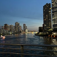 Photo taken at Tsukuda-Ohashi Bridge by Joshua H. on 4/10/2024